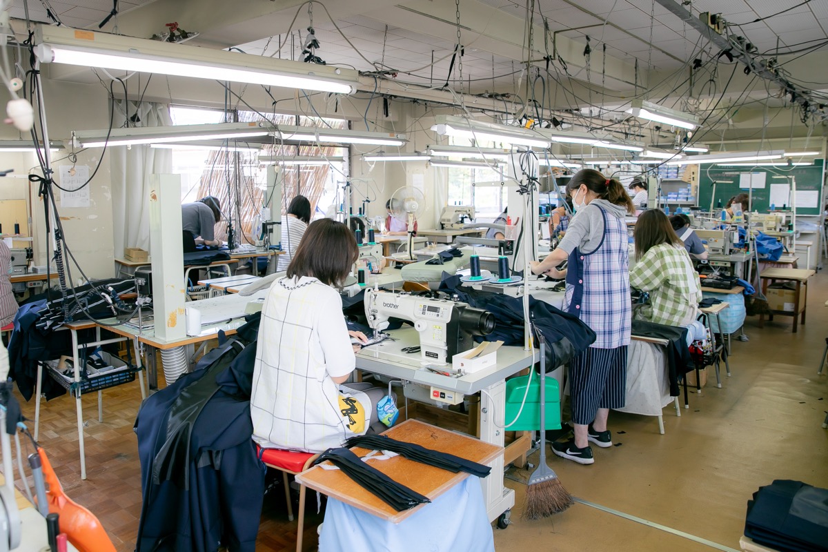 縫製工場全景